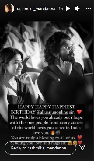 Rashmika Mandanna, Allu Arjun, Pushpa