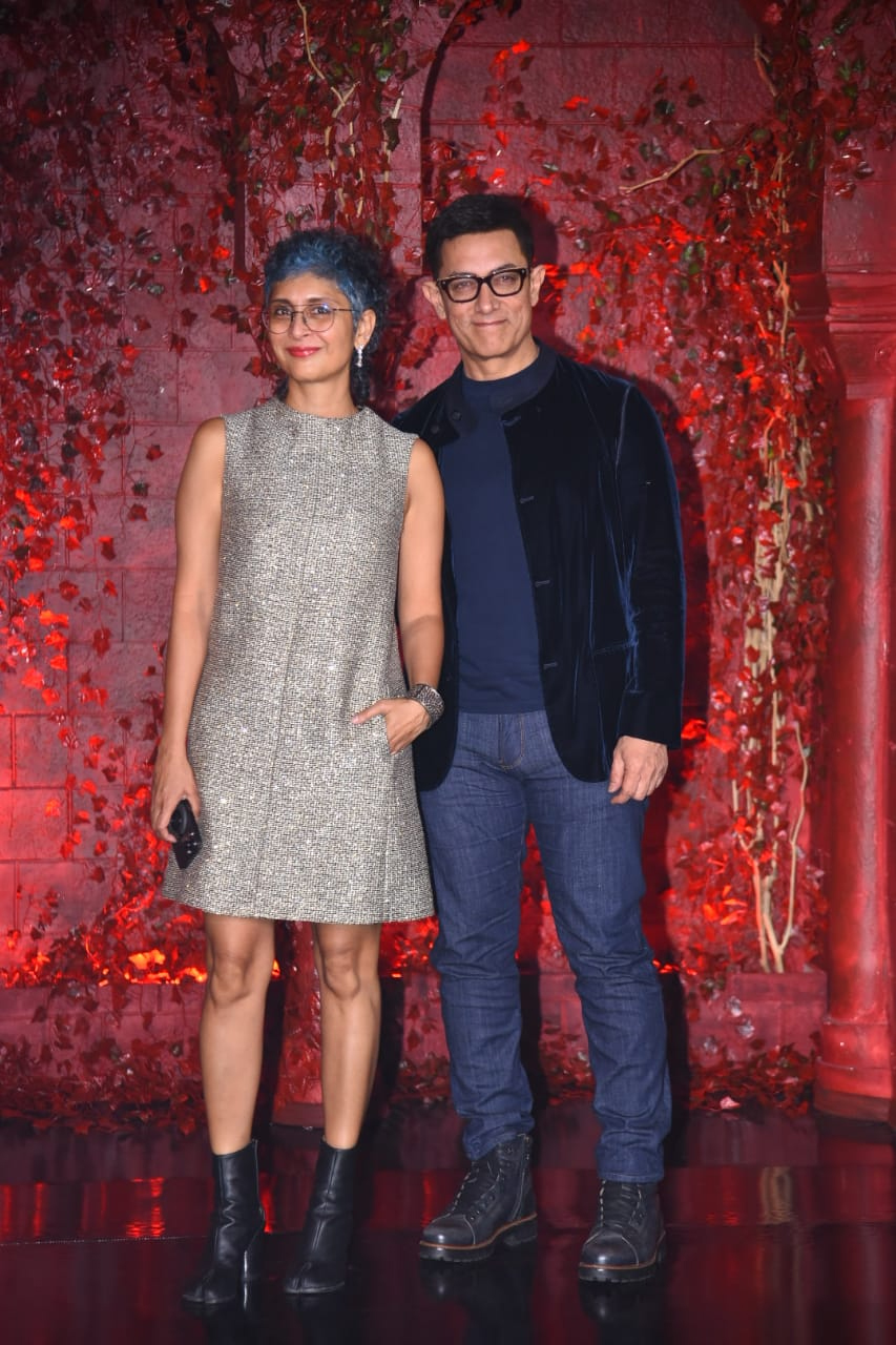 Aamir Khan and Kiran Rao pose together