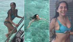 Anusha Dandekar looks jaw-droppingly hot as she steps out of the water in a bikini, Watch