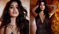 Janhvi Kapoor looks glamorous as she dons a sexy thigh-high slit sequin gown, Fan calls her 'hot and beautiful'