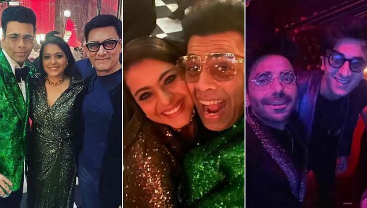 Kajol, Ranbir Kapoor, aamir khan, karan johar birthday bash