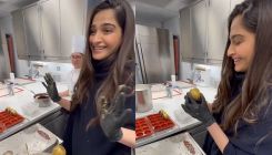 Sonam Kapoor is satisfying pregnancy cravings as she learns to make favourite dessert, Watch