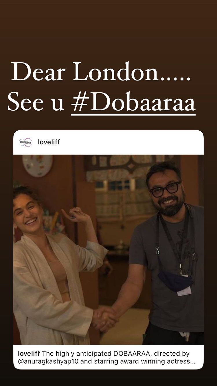 taapsee pannu, anurag kashyap, dobaaraa,