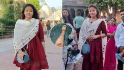Tanushree Dutta meets with a freak road accident during temple visit, see PICS