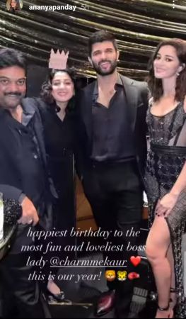 ananya panday, charmme kaur, liger