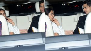 PICS: Rumoured couple Kiara Advani-Sidharth Malhotra spotted leaving together in same car after Karan Johar's birthday bash