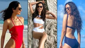 10 times Manushi Chhillar left her fans drooling with her alluring bikini pics