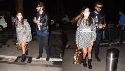 Arjun Kapoor gets clicked with Malaika Arora at the airport as he leaves for his Birthday vacay - WATCH