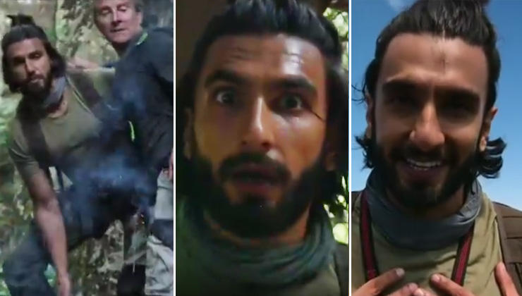 Ranveer Vs Wild, ranveer singh, bear grylls