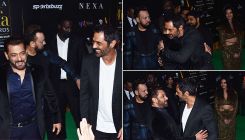 IIFA Rocks 2022: Salman Khan, Arjun Rampal exchange warm hug as they meet on the green carpet, see PICS