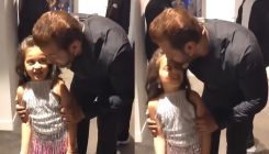 Salman Khan adorably sings for little fan as he wishes her with forehead kiss at IIFA backstage, Watch