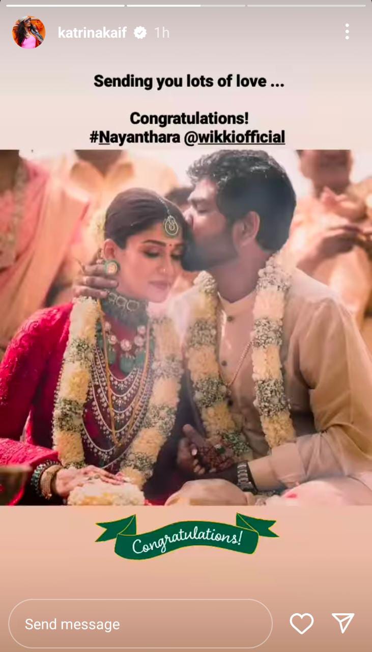 katrina kaif wishes nayanthara and vignesh shivan,