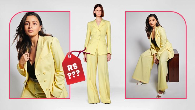 Alia Bhatt hides her baby bump in a yellow pantsuit that can fund you a trip to Bali