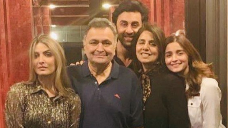 alia bhatt, rishi kapoor, neetu kapoor, ranbir kapoor