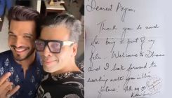 Arjun Bijlani shares special note from Karan Johar as he signs up for a movie, see PICS