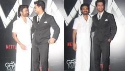 Dhanush arrives in veshti for The Gray Man Mumbai premiere, hugs Vicky Kaushal - WATCH