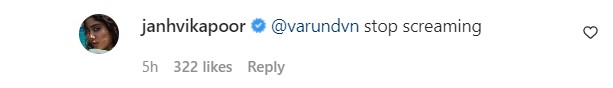 janhvi kapoor, varun dhawan
