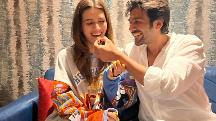 kartik aaryan instagram, kriti sanon, kriti sanon birthday,