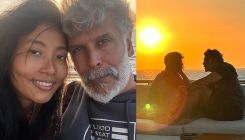 Milind Soman and wife Ankita Konwar get romantic as they enjoy the perfect sunset in Egypt