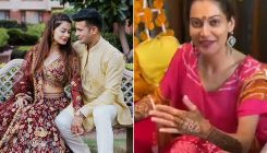 Payal Rohatgi flaunts her beautiful mehendi after she visits temple with Sangram Singh- WATCH