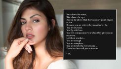 Rhea Chakraborty says she is 'enough and complete' as she pens a heartfelt reply to trolls