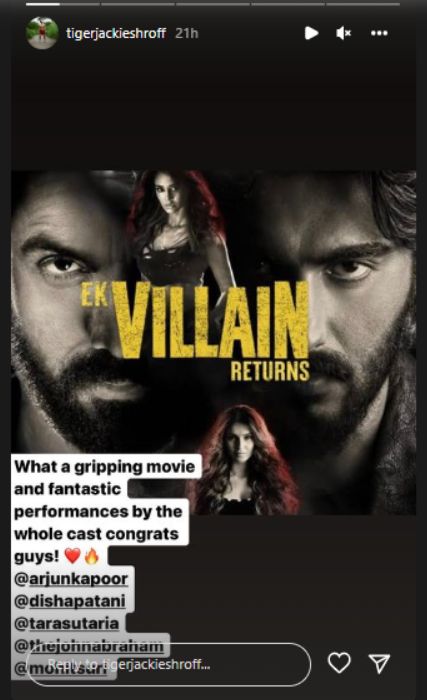 tiger shroff, disha patani, ek villain returns,