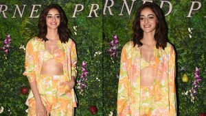 Ananya Panday flaunts her lithe frame in floral co-ord set; Yay or Nay?