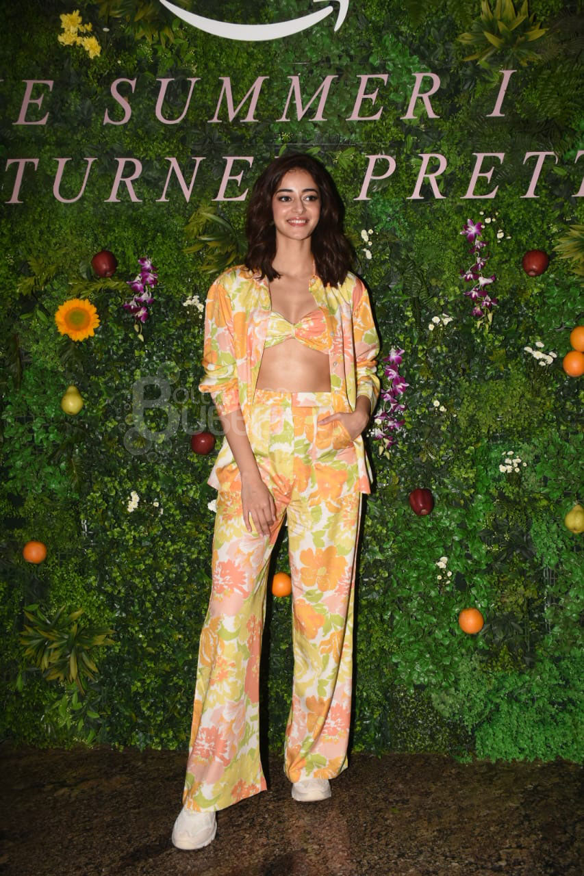 Ananya in floral co-ord set
