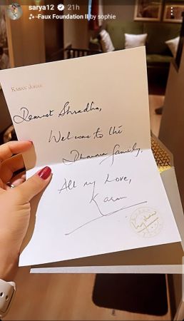 shraddha arya, karan johar