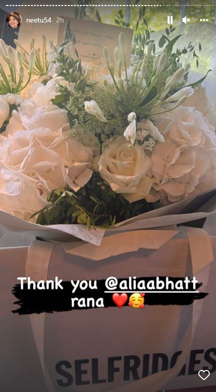 alia bhatt, ranbir kapoor, neetu kapoor birthday, neetu kapoor instagram, neetu kapoor