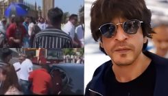 Shah Rukh Khan shoots for Dunki in London, gets mobbed by fans. Watch