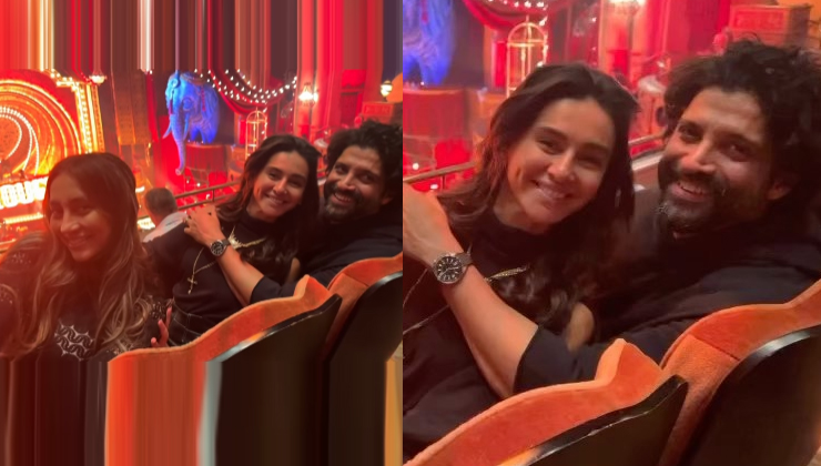 farhan akhtar, shibani dandekar, anusha dandekar