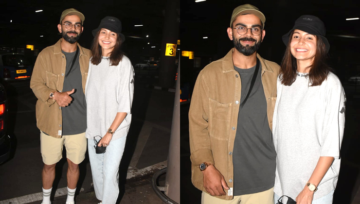 Anushka Sharma and Virat Kohli keep it cool in casuals as they return from European vacation, see pics