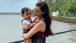 Dia Mirza drops a heartwarming photo of her holding son Avyaan Azaad in her arms