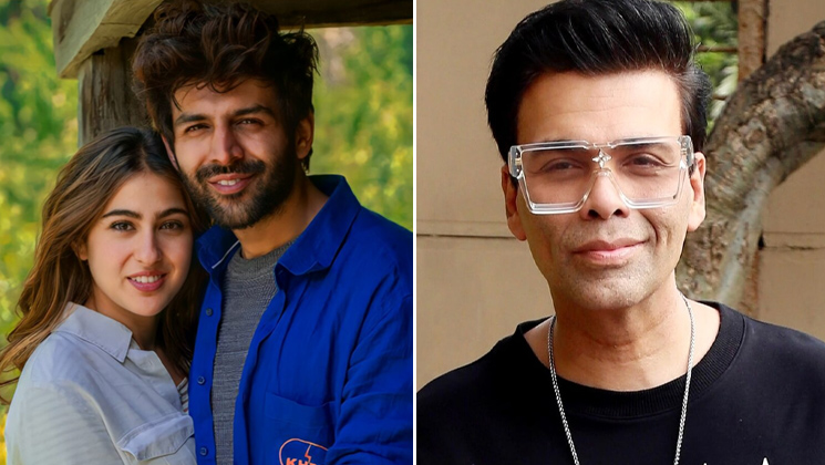 Karan Johar, Sara Ali Khan, Kartik Aaryan