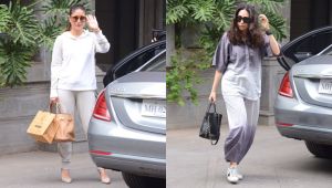 Kareena Kapoor and Karisma Kapoor make a stylish appearance in the city, see pics