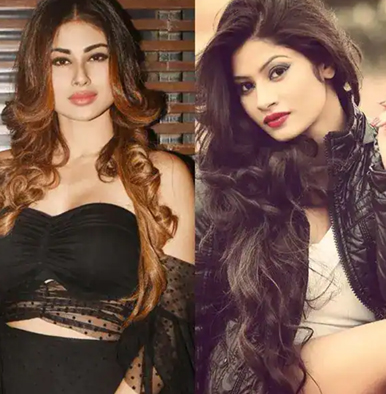 bollywood actors lookalikes, mouni roy, krishna mukherjee,