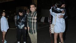 Malaika Arora, Arbaaz Khan get clicked at the airport as they send off son Arhaan Khan-WATCH