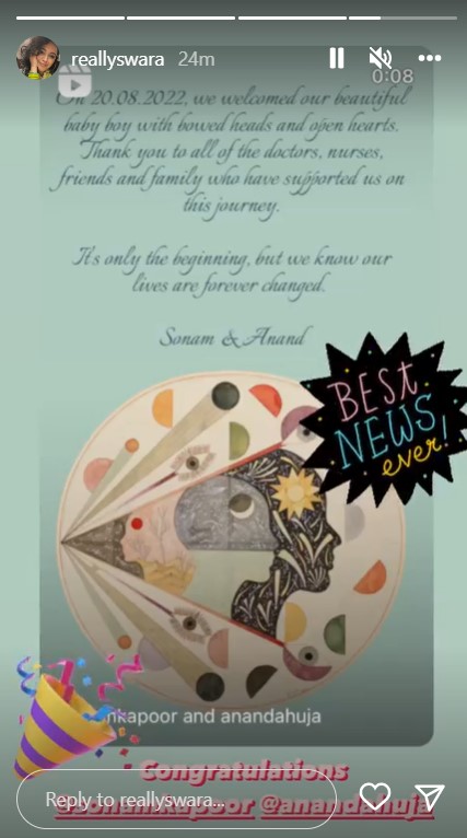 Sonam Kapoor and Anand Ahuja welcome baby boy: Kareena Kapoor, Kriti Sanon & others wish the new parents