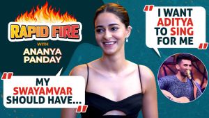 Ananya Panday's RAPID FIRE on Janhvi & Sara's cheese comment on Vijay, Aditya, & SRK