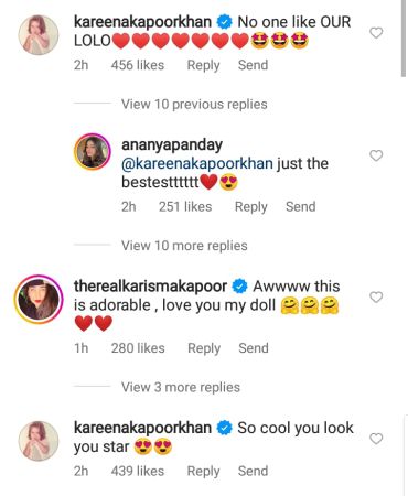 ananya panday, karisma kapoor, kareena kapoor