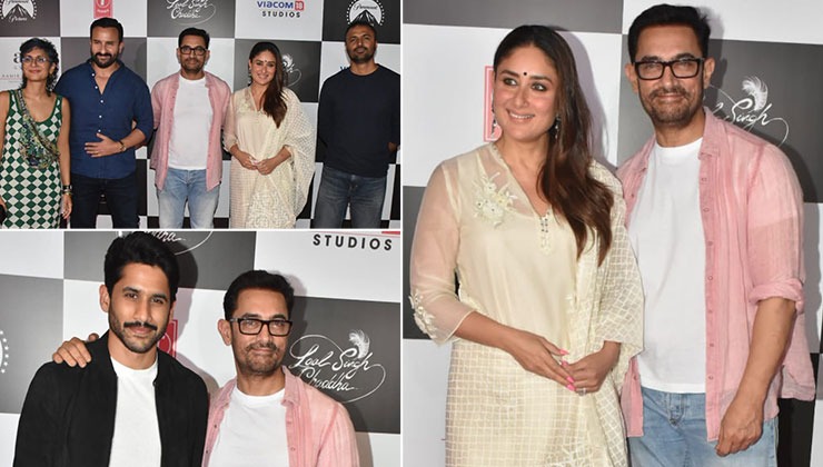Laal Singh Chaddha Premiere: Aamir Khan, Kareena Kapoor, Saif Ali Khan, Naga Chaitanya and others grace red carpet