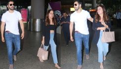 Varun Dhawan and wife Natasha Dalal look uber cool as they get clicked at the airport