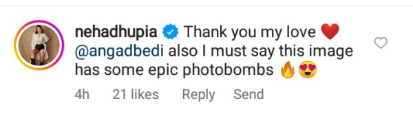 neha dhupia, angad bedi