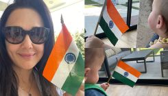 Preity Zinta celebrates Independence Day with twins Gia and Jai, view pics