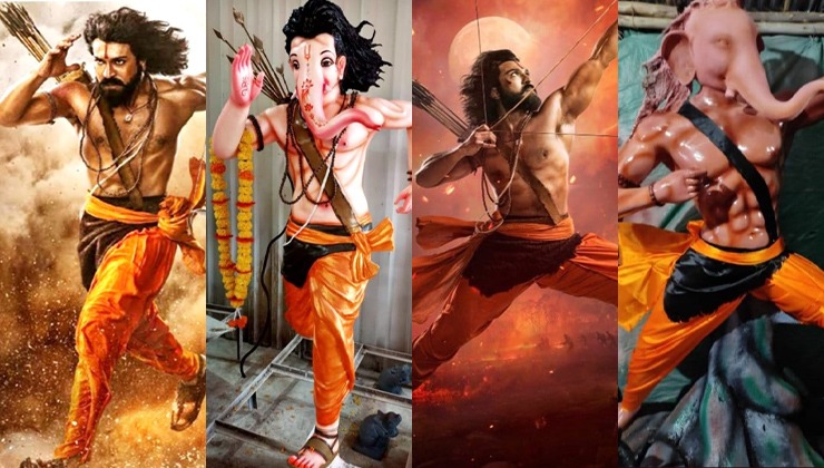 Ram Charan's RRR character inspires Lord Ganesha idols