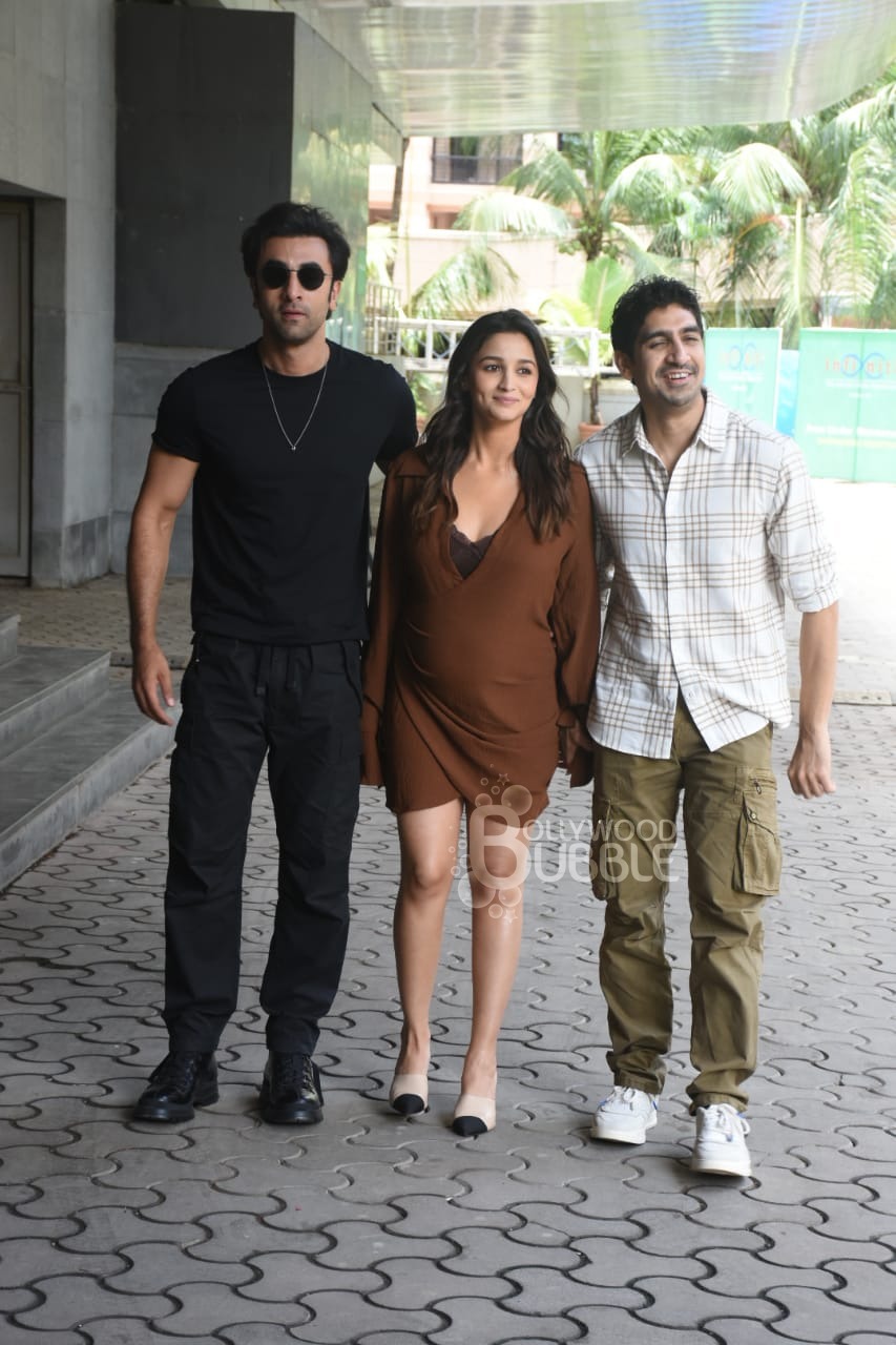 Alia Bhatt, Ranbir Kapoor and Ayan Mukerji
