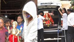 Shilpa Shetty and Raj Kundra bring Ganpati Bappa home ahead of Ganesh Chaturthi 2022, see pics and video