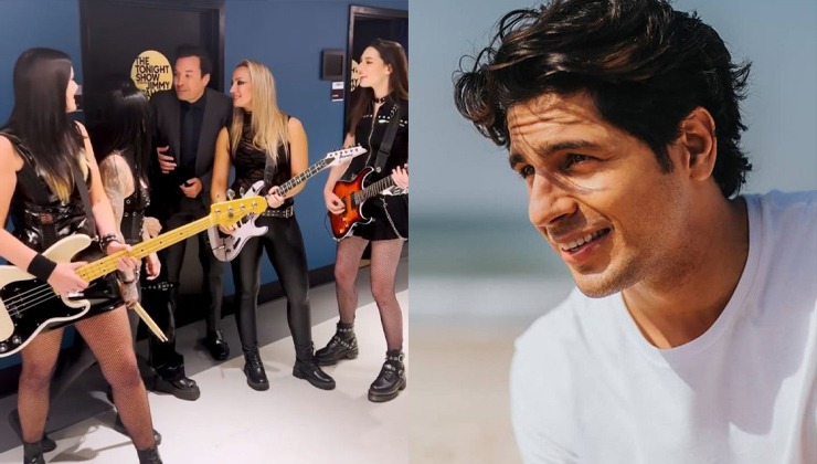 sidharth malhotra, jimmy fallon, demi lovato