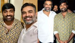 R Madhavan hosts Rocketry: The Nambi Effect success party, Vijay Sethupathi attends the bash